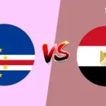 مصر و كاب فيردي وانتصار مصر بثلاثية