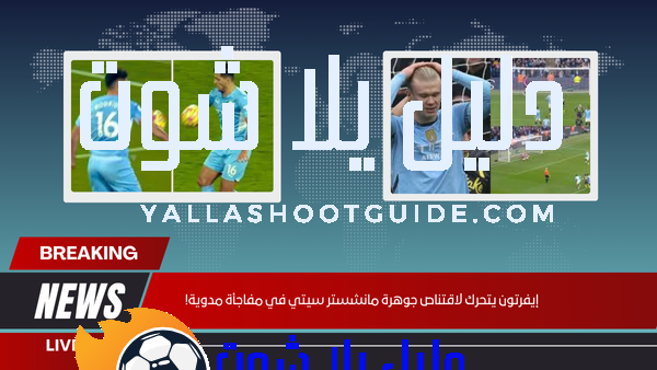 إيفرتون يتحرك لاقتناص جوهرة مانشستر سيتي في مفاجأة مدوية!