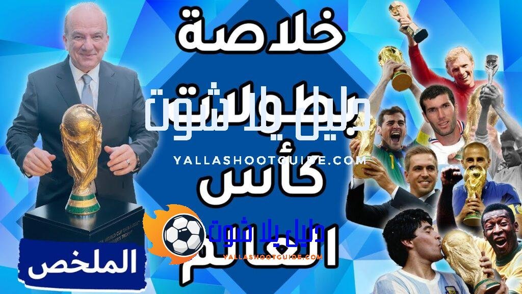 خلاصة بطولات كأس العالم ... - للتواصل عبر السوشيال ميديا