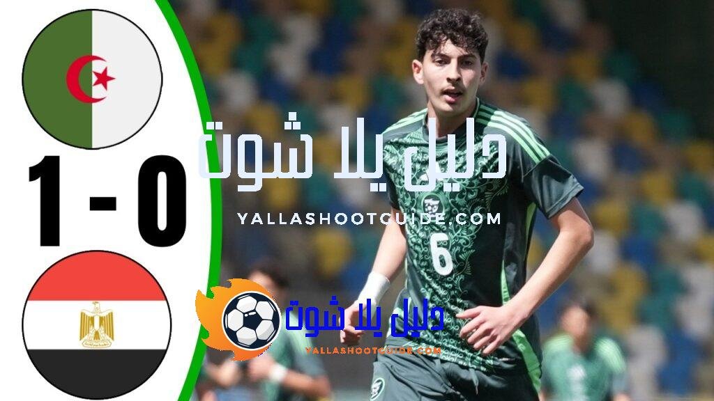 ملخص مباراة الجزائر ومصر 1 - ملخص مباراة مصر والجزائر