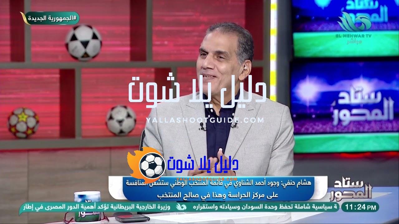 هشام حنفي: الشناوي عاوز يرجع لمستواه ويكون رقم واحد في