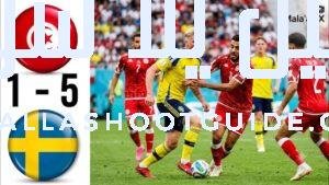 ملخص مباراه تونس 1 5 السويد اليوم 🥶 انهيار النسور💔
