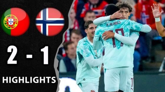 ملخص مباراة البرتغال والنرويج 2 - هدف منتخب البرتغال الاول