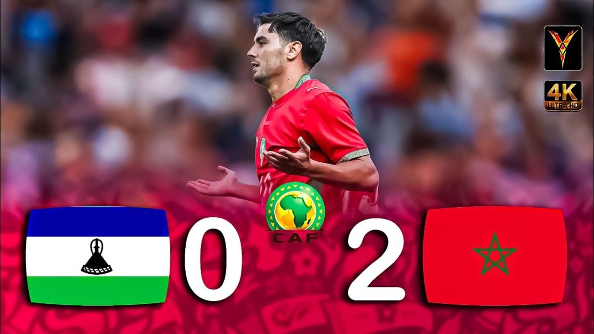 ملخص مباراة المغرب وليسوتو 2 - 🇲🇦 ملخص مباراة المغرب