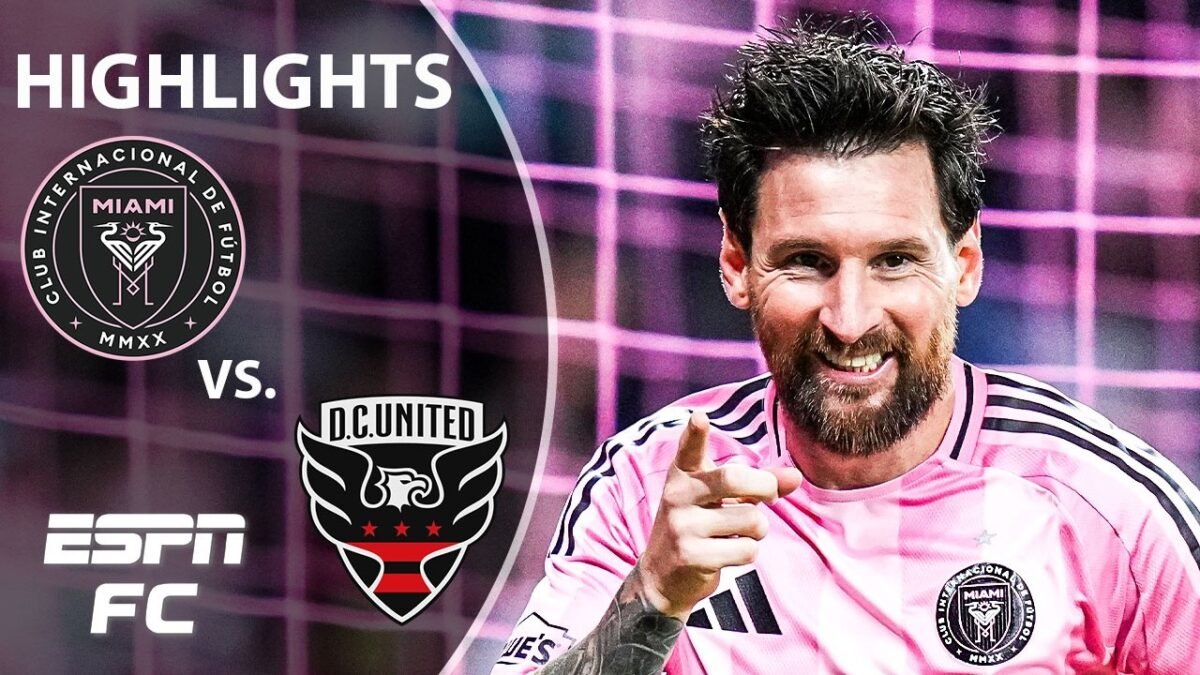 LIONEL MESSI BRACE ⚽️⚽️ Inter Miami vs. DC United |