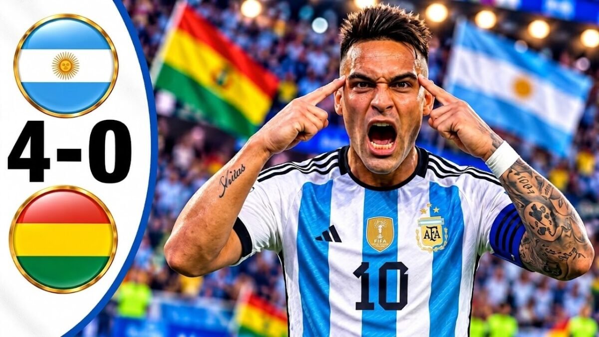 ملخص مباراة الارجنتين وبوليفيا 4 - ملخص مباراة الأرجنتين وبوليفيا